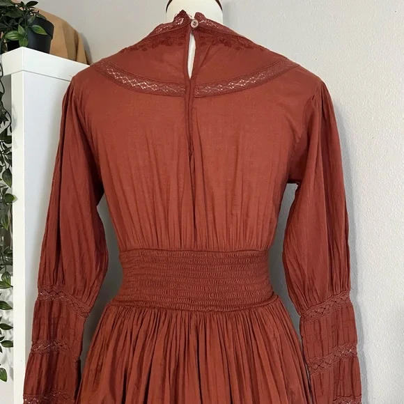 Free‎ People Victorian Waisted Mini Dress - Picture 9 of 12